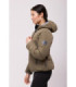 Parka acolchoada GÏLLD de mulher, com capuz e finas costuras decorativas. 12103202
