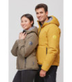 Parka acolchoada GÏLLD de mulher, com capuz e finas costuras decorativas. 12103202