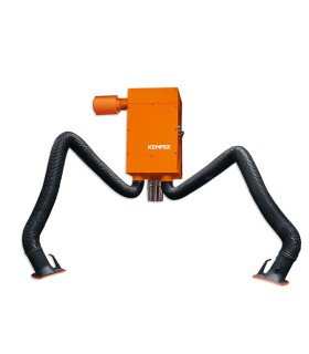 Apparecchi di aspirazione Kemper con due braccia per uso continuo con filtro autopulente Kemper