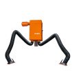 KEMPER suction device with two arms for continuous use with fixed self-cleaning filter KEMPER.