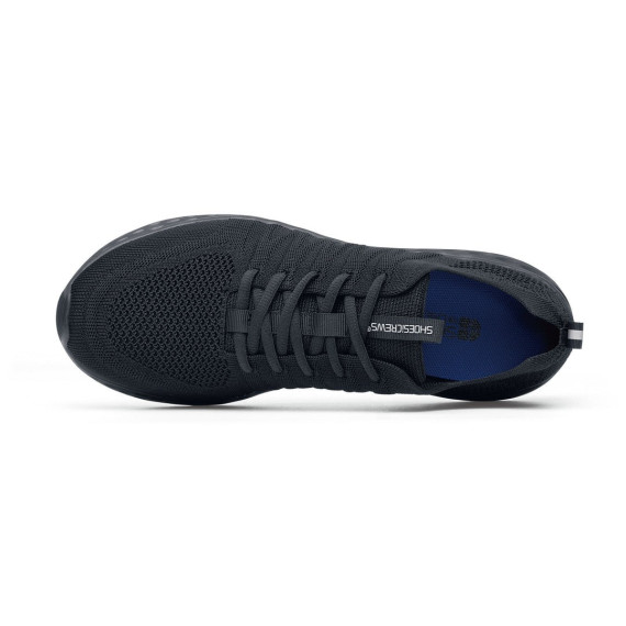 Women's athletic footwear slip resistance EVERLIGHT CE BLACK SHOES FOR CREWS