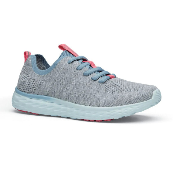Chaussures de sport légères pour femmes semelle intermédiaire en mousse Featherlight EVERLIGHT GRAY/BLUE/CORAL SHOES FOR CREWS