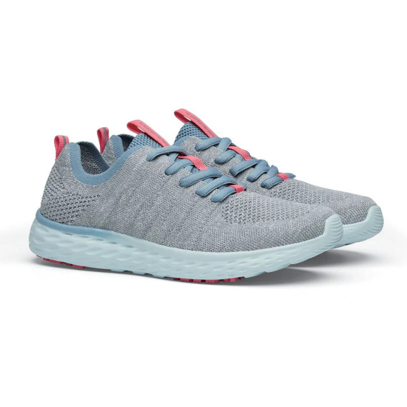 Calzado deportivo ligero para mujer entresuela de espuma Featherlight EVERLIGHT GRAY/BLUE/CORAL SHOES FOR CREWS