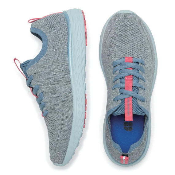 Chaussures de sport légères pour femmes semelle intermédiaire en mousse Featherlight EVERLIGHT GRAY/BLUE/CORAL SHOES FOR CREWS