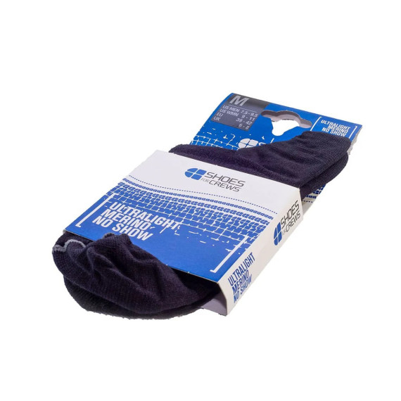 Accessory with functionality and comfort NO SHOW MERINO SOCKS -S/XL- SHOES FOR CREWS