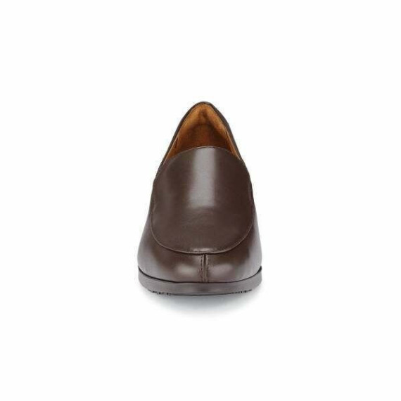Calzature eleganti da donna marroni, tacco basso ENVY III BROWN SHOES FOR CREWS