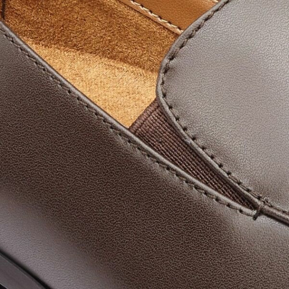Calzature eleganti da donna marroni, tacco basso ENVY III BROWN SHOES FOR CREWS