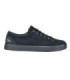 Work footwear for hospitality and transport, with non-slip traction FINN BLACK LEATHER SHOES FOR CREWS