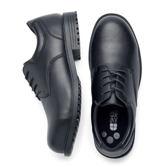 Zapato de vestir de seguridad negro antideslizante con puntera de acero CAMBRIDGE ST II EN ISO 20345 S2 FO SR SHOES FOR CREWS