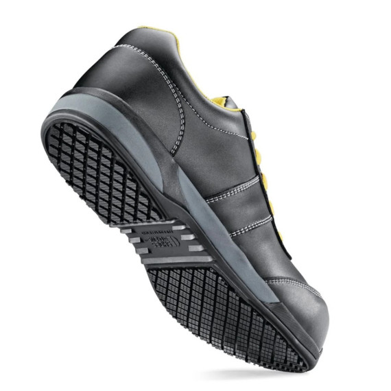 Chaussures pour hommes style et sécurité CLYDE couleur noire - Tailles 38 à 47 - Shoes for Crews Pro