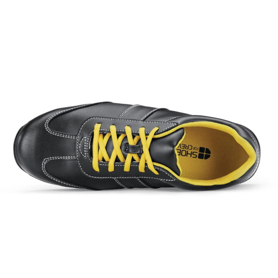 Herren Schuhe Stil und Sicherheit CLYDE in Schwarz - Größen 38 bis 47 - Shoes for Crews Pro
