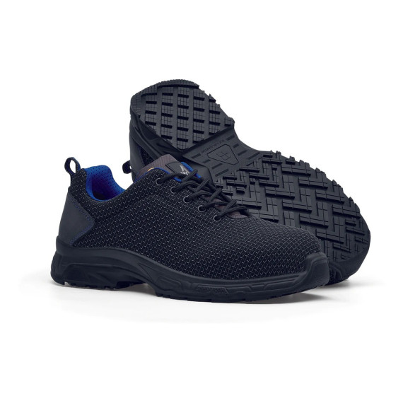 Schwarzer rutschfester Sicherheitsstiefel ESD mit Verbundzehen, ölbeständig, Shoes for Crews Pro