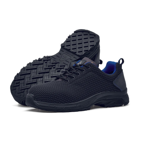 Schwarzer rutschfester Sicherheitsstiefel ESD mit Verbundzehen, ölbeständig, Shoes for Crews Pro