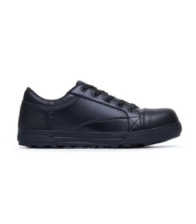 Unisex safety footwear, comfortable and athletic FERGUS in black - Sizes 36 to 48 - Shoes for Crews Pro
