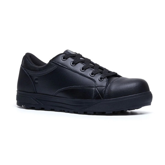 Unisex safety footwear, comfortable and athletic FERGUS in black - Sizes 36 to 48 - Shoes for Crews Pro