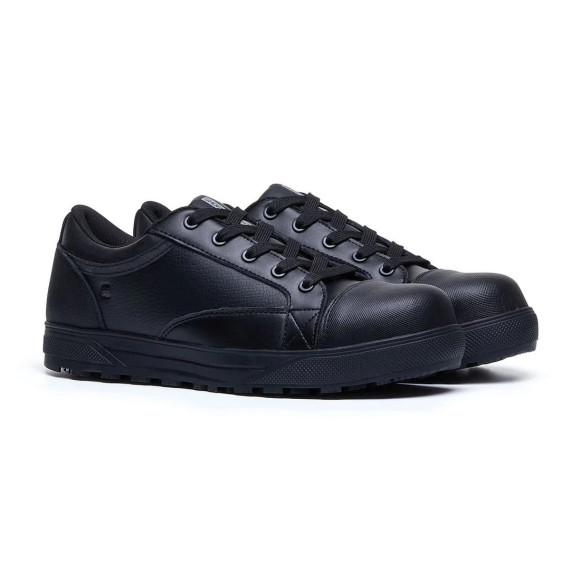 Unisex safety footwear, comfortable and athletic FERGUS in black - Sizes 36 to 48 - Shoes for Crews Pro