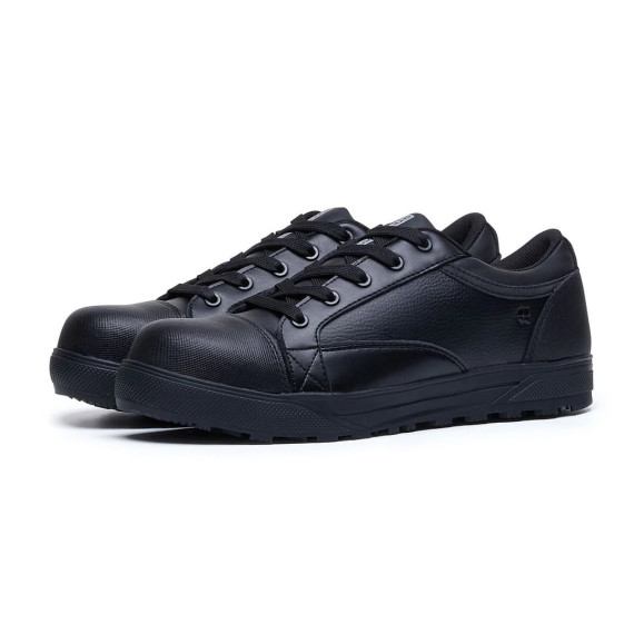 Unisex safety footwear, comfortable and athletic FERGUS in black - Sizes 36 to 48 - Shoes for Crews Pro