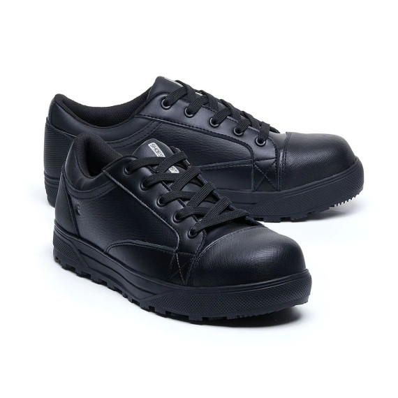 Unisex safety footwear, comfortable and athletic FERGUS in black - Sizes 36 to 48 - Shoes for Crews Pro