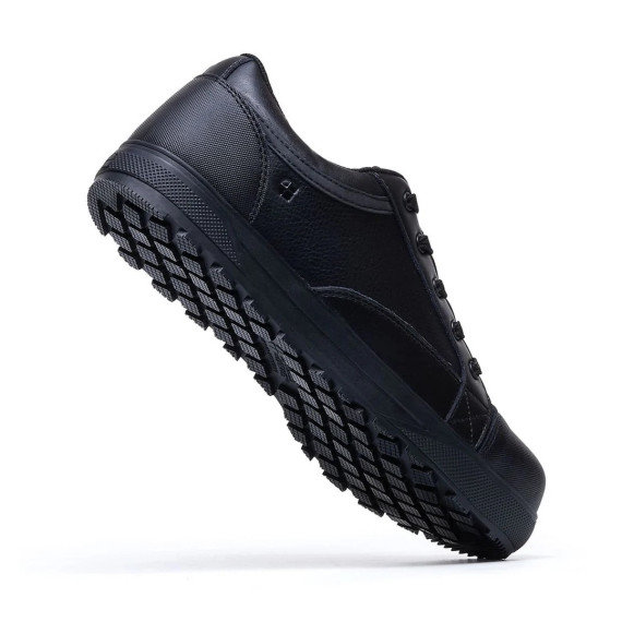 Unisex safety footwear, comfortable and athletic FERGUS in black - Sizes 36 to 48 - Shoes for Crews Pro