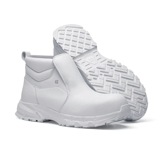 Chaussures unisexes de sécurité et de confort INNY couleur blanche - Tailles 36 à 48 - Shoes for Crews Pro