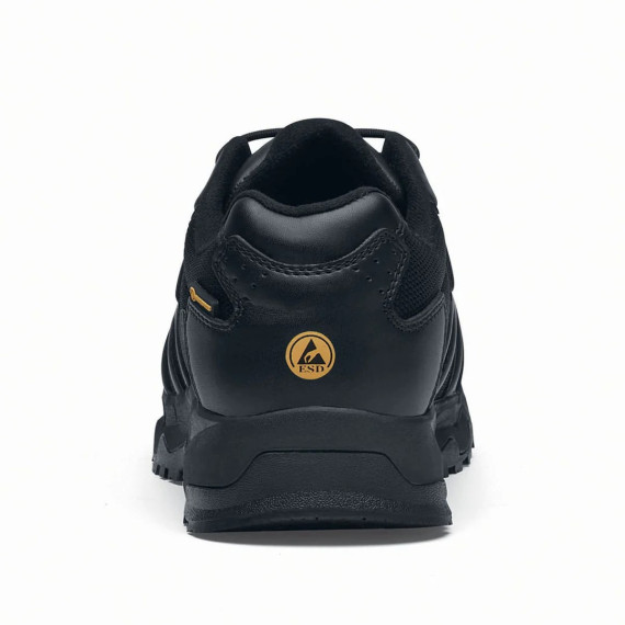Black military shoe O2 SRC CI HI ESD EN ISO 20347:2012 CARRIG LOW SHOES FOR CREWS