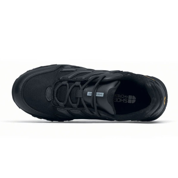 Schwarzer Militarschuh O2 SRC CI HI ESD EN ISO 20347:2012 CARRIG LOW SHOES FOR CREWS
