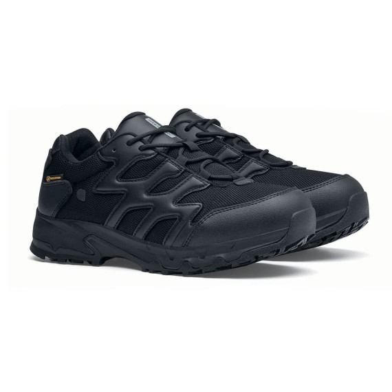 Black military shoe O2 SRC CI HI ESD EN ISO 20347:2012 CARRIG LOW SHOES FOR CREWS