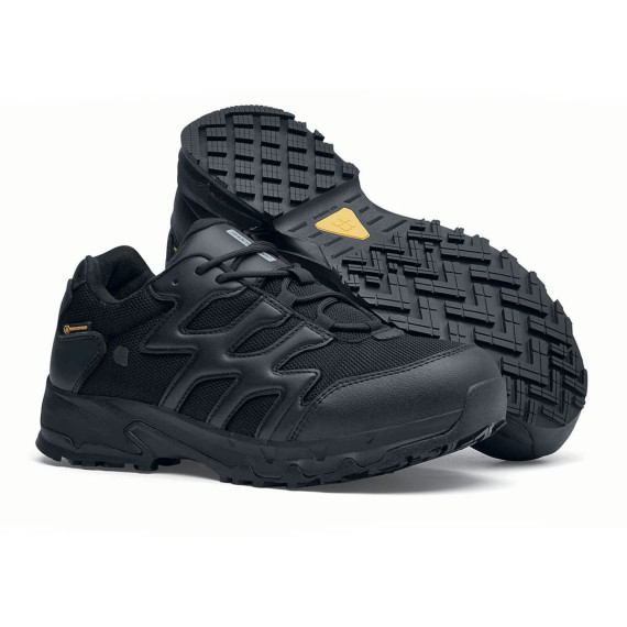 Black military shoe O2 SRC CI HI ESD EN ISO 20347:2012 CARRIG LOW SHOES FOR CREWS