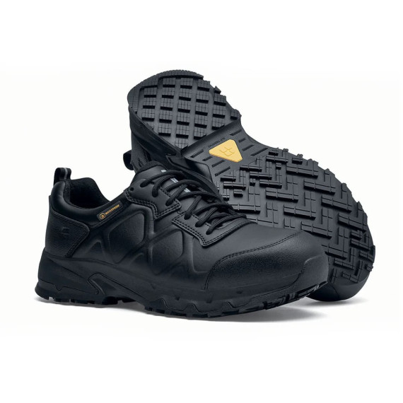 Waterproof black work shoe with non-slip certification CE CALLAN LOW SHOES FOR CREWS