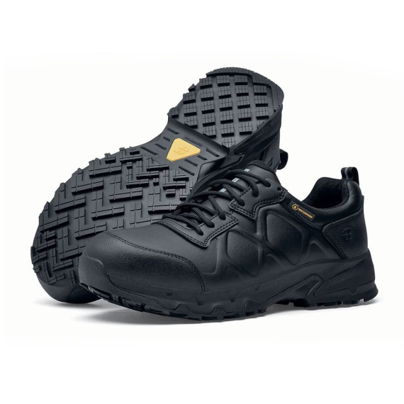 Waterproof black work shoe with non-slip certification CE CALLAN LOW SHOES FOR CREWS