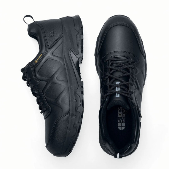 Scarpa da lavoro impermeabile color nero antiscivolo con certificazione CE CALLAN LOW SHOES FOR CREWS