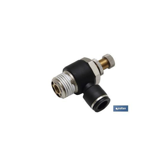 Unidirectional conical flow regulator for cylinder Cofan Ref: 05400414