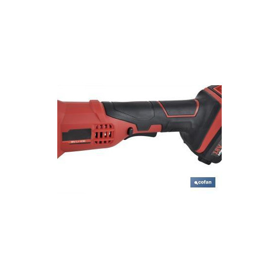 Amoladora a batería para discos 115mm COFAN 50003204