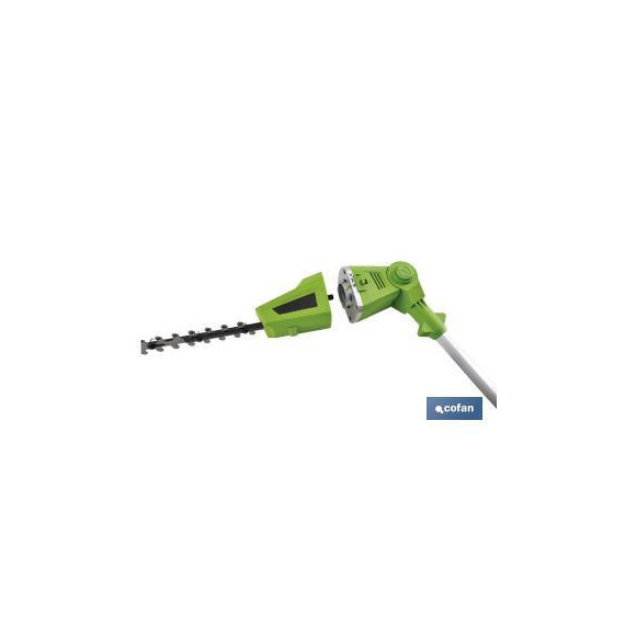 Battery-powered long-reach electric hedge trimmer COFAN 50003306