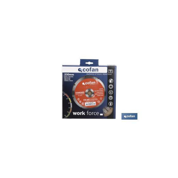 Disco Diamante Cantero Standard 12mm di altezza COFAN 10270230