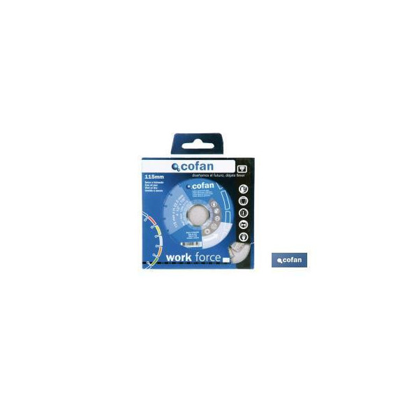 Universal base diamond discs COFAN