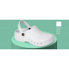 Clog for healthcare and hospitality with virucidal and antibacterial treatment unicolor DIAN EVA