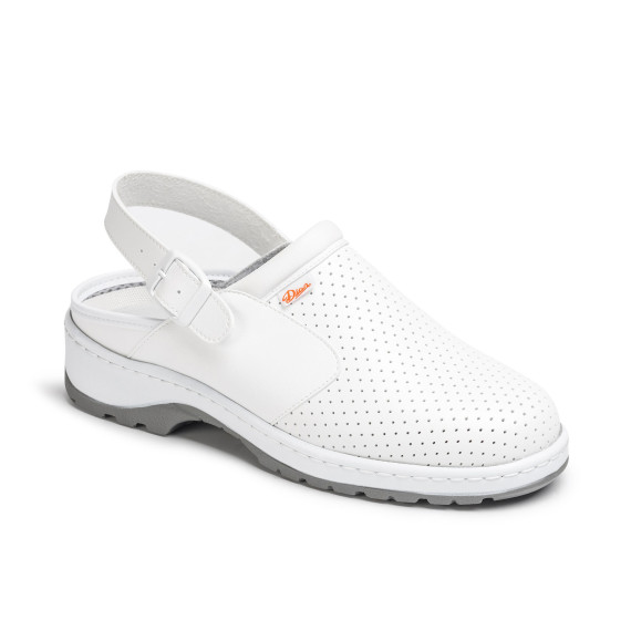 Sanitary footwear with microfiber upper D’COVER OEKO-TEX® lined with polyurethane foam Dian BEA-L