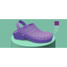 Sabot sanitaire en matériau polymère antibactérien SBS monobloc DIAN 02-S