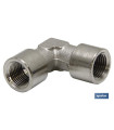 Female-Female Elbow Nickel-Plated Brass COFAN