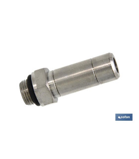 Lisa tang cylindrical male brass nickellado cofan