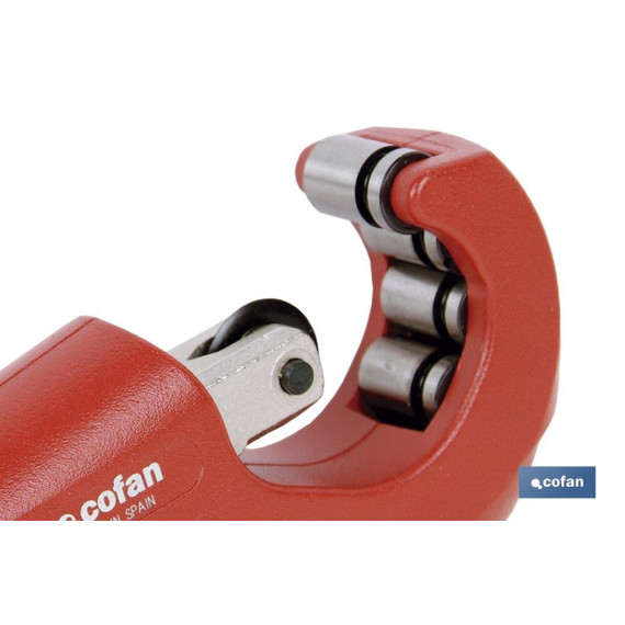 Cortatubos 4 rodillos para tubos de metal diámetro 6-67mm COFAN 09514375