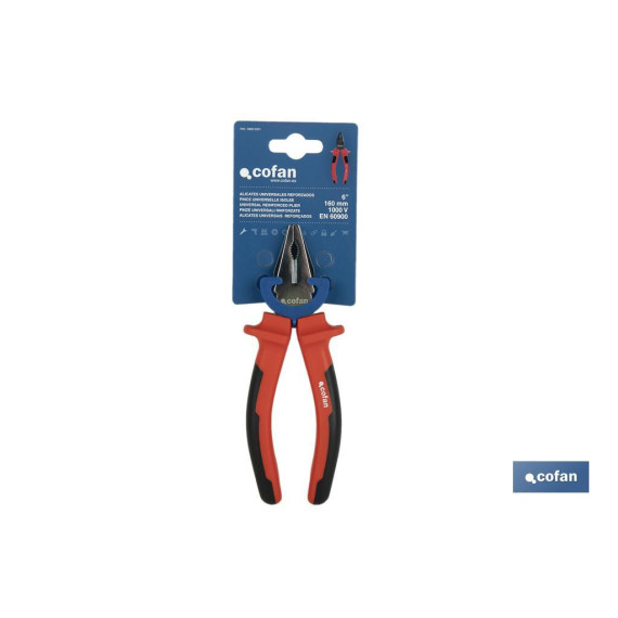 Alicate universal 1000 V aislados de acero cromo vanadio COFAN 09600301