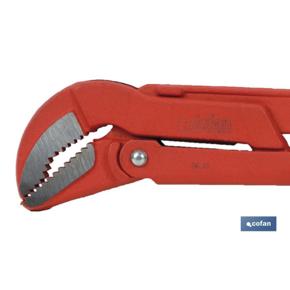 Llave sueca  45° de apertura ajustable para tubos COFAN