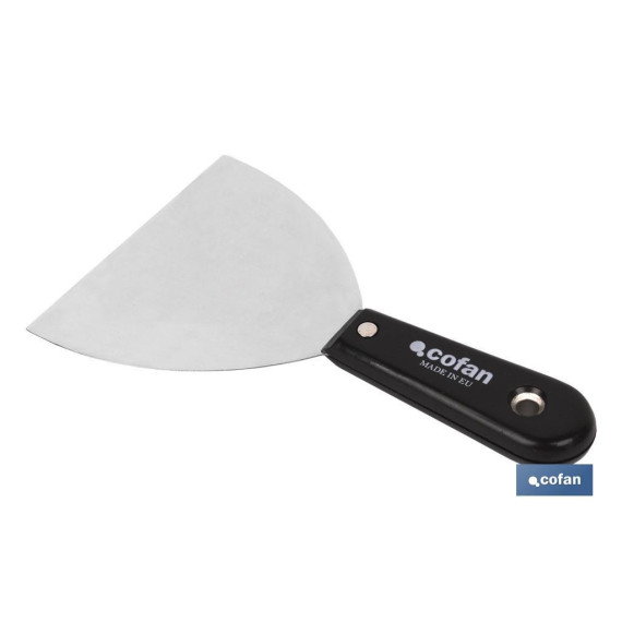 Stainless steel spatula with ABS handle available in various sizes COFAN