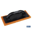 Thick sponge scrubber with fiberglass handle available in various sizes COFAN