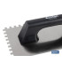 Serrated trowel in stainless steel with plastic handle COFAN 09517194