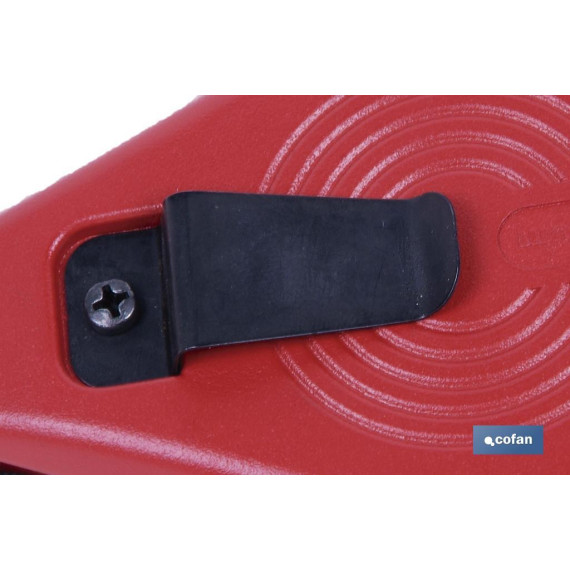 15 mm tracing plumb bob made of ABS Push system available in two sizes COFAN.