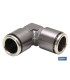 Union fitting in elbow tube-tube food cofan ref: 05350004