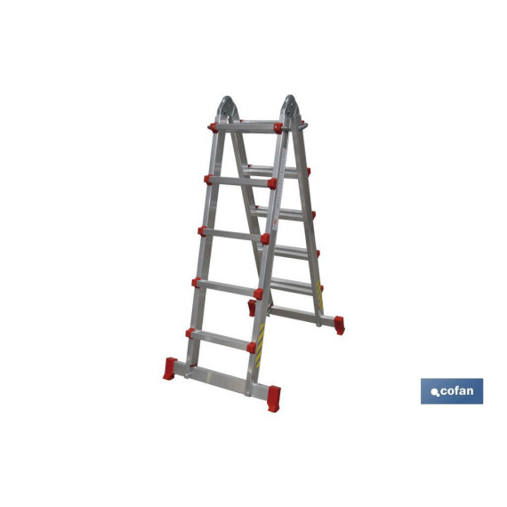 Échelle en aluminium multi-positions 150 kg EN 131 COFAN